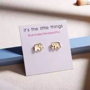 Host Pick | Elephant Earrings | Trunk up for Luck